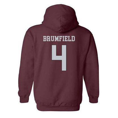 Mississippi State - NCAA Football : DeAgo Brumfield - Sports Shersey Hooded Sweatshirt-1