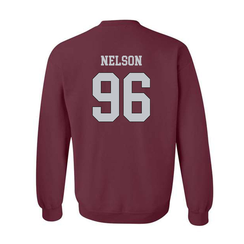 Mississippi State - NCAA Football : John Nelson - Sports Shersey Crewneck Sweatshirt-1