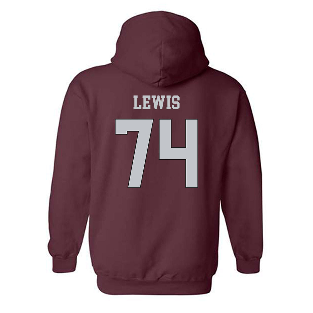 Mississippi State - NCAA Football : Jimothy Lewis - Sports Shersey Hooded Sweatshirt-1