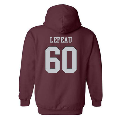 Mississippi State - NCAA Football : Matthew Lefeau - Sports Shersey Hooded Sweatshirt-1