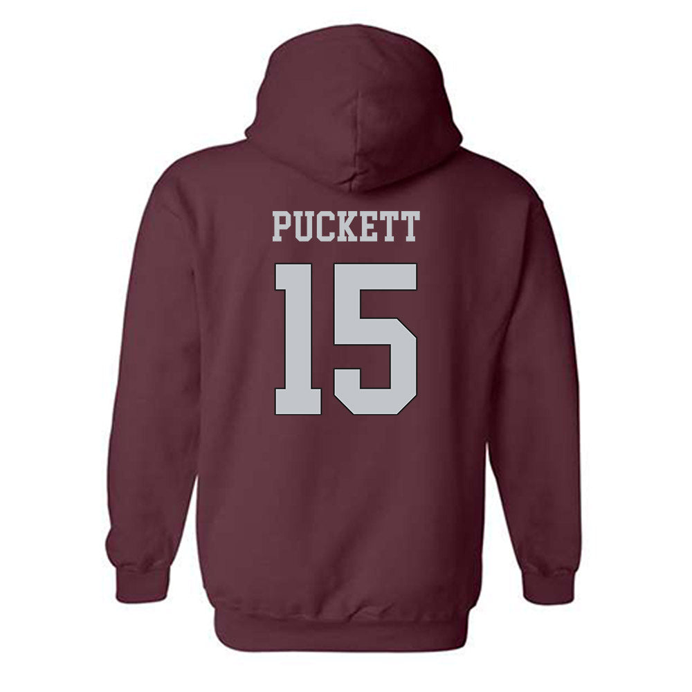Mississippi State - NCAA Football : Parker Puckett - Sports Shersey Hooded Sweatshirt-1