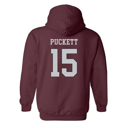 Mississippi State - NCAA Football : Parker Puckett - Sports Shersey Hooded Sweatshirt-1