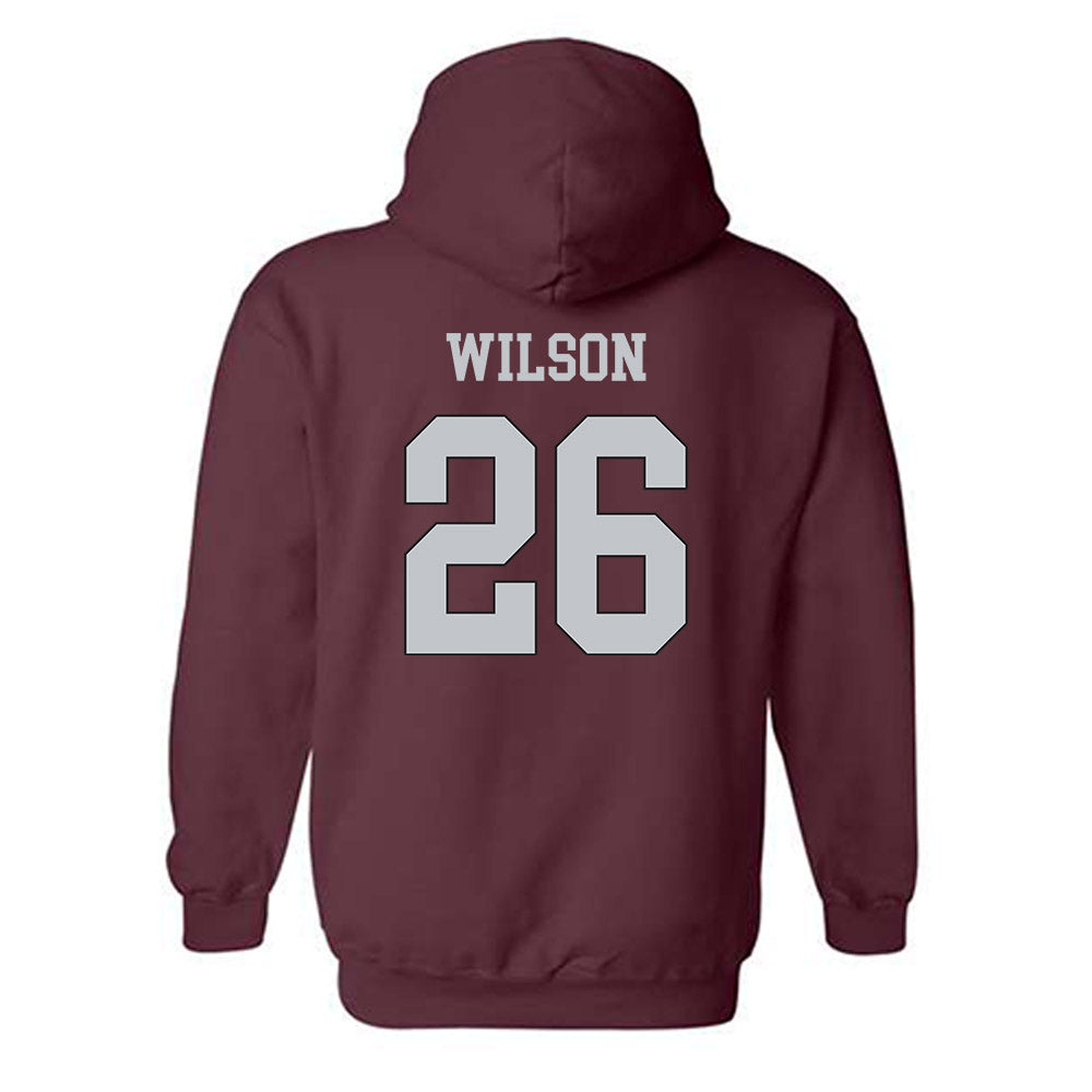 Mississippi State - NCAA Football : Kolin Wilson - Sports Shersey Hooded Sweatshirt-1