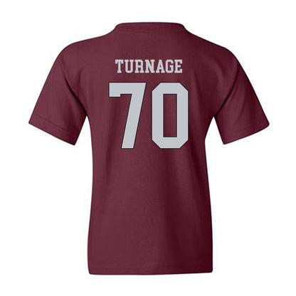 Mississippi State - NCAA Football : Breyden Turnage - Sports Shersey Youth T-Shirt-1