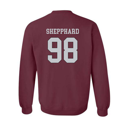 Mississippi State - NCAA Football : Ashun Shepphard - Sports Shersey Crewneck Sweatshirt-1