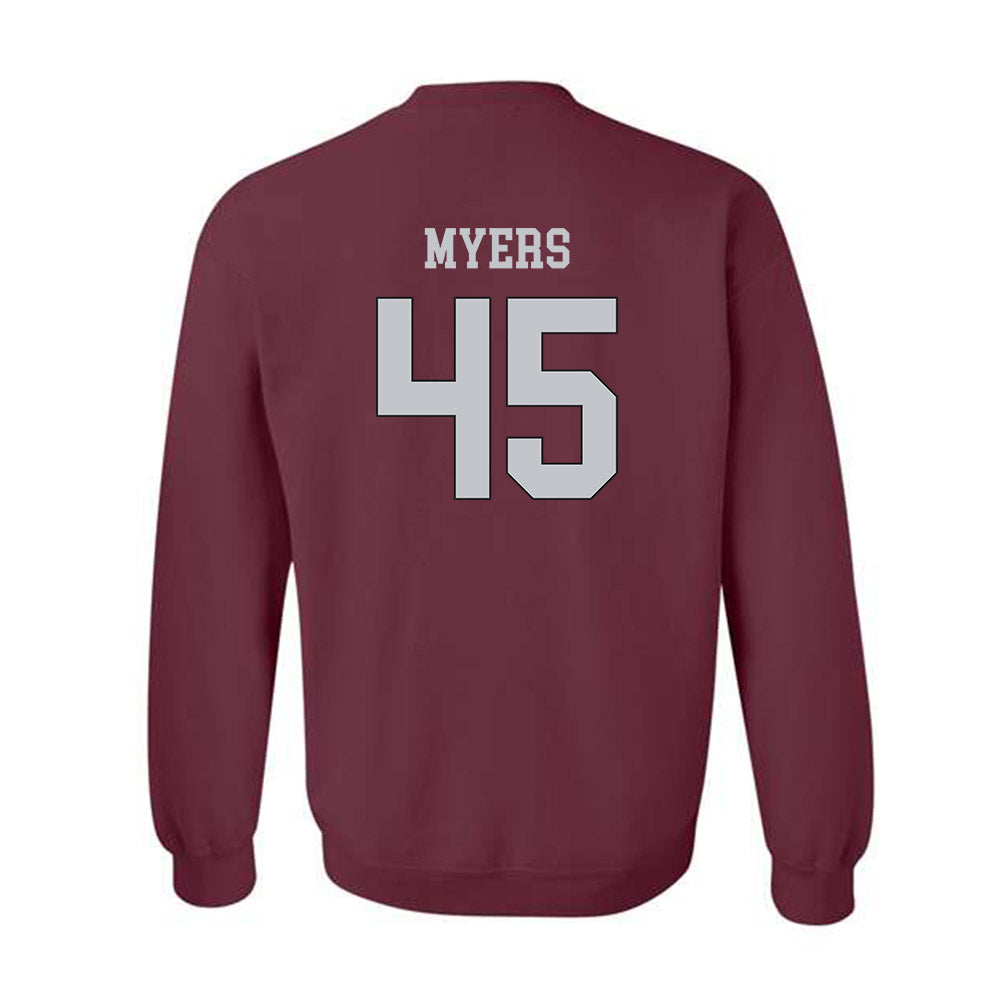 Mississippi State - NCAA Football : Ethan Myers - Sports Shersey Crewneck Sweatshirt-1