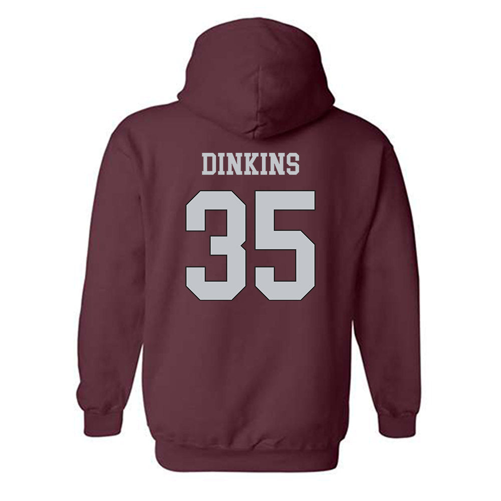 Mississippi State - NCAA Football : Kalvin Dinkins - Sports Shersey Hooded Sweatshirt-1