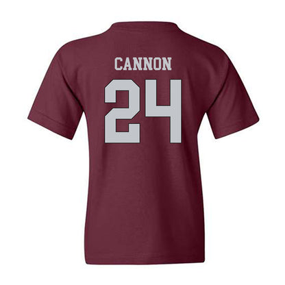 Mississippi State - NCAA Football : Elijah Cannon - Sports Shersey Youth T-Shirt-1
