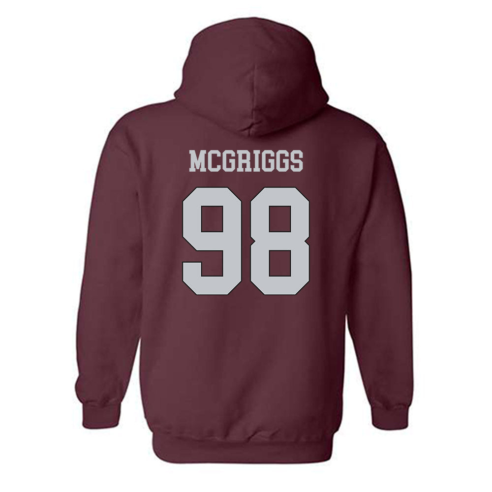 Mississippi State - NCAA Football : Ketedres Mcgriggs - Sports Shersey Hooded Sweatshirt-1