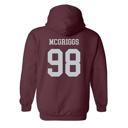 Mississippi State - NCAA Football : Ketedres Mcgriggs - Sports Shersey Hooded Sweatshirt-1