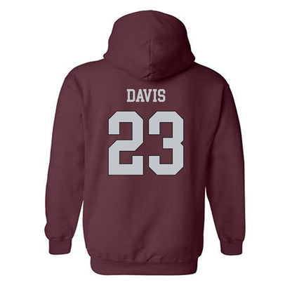 Mississippi State - NCAA Football : SetH Davis - Sports Shersey Hooded Sweatshirt-1