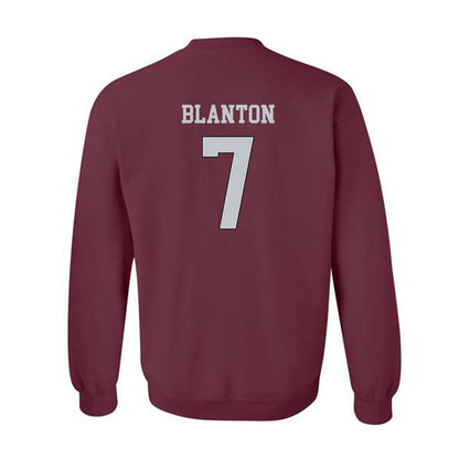 Mississippi State - NCAA Football : Stone Blanton - Sports Shersey Crewneck Sweatshirt-1