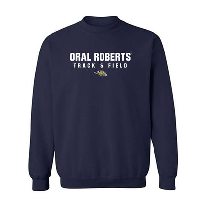 Oral Roberts - NCAA Men's Track & Field : Elijah Burk - Classic Shersey Crewneck Sweatshirt