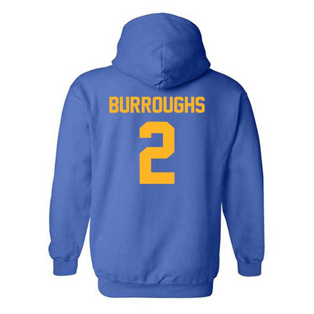 Pittsburgh - NCAA Baseball : Keeton Burroughs - Classic Shersey Hooded Sweatshirt-1