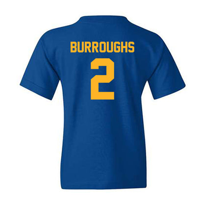 Pittsburgh - NCAA Baseball : Keeton Burroughs - Classic Shersey Youth T-Shirt-1