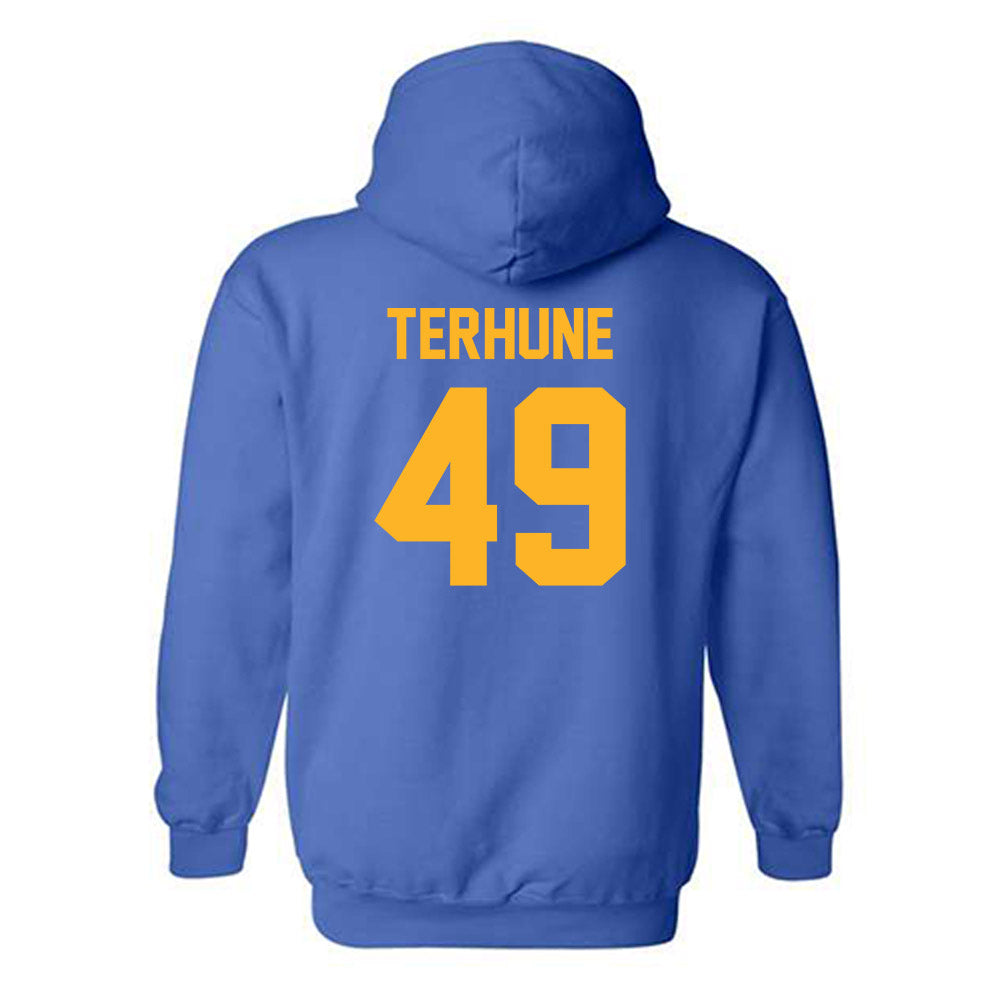 Pittsburgh - NCAA Baseball : Isaac Terhune - Classic Shersey Hooded Sweatshirt-1