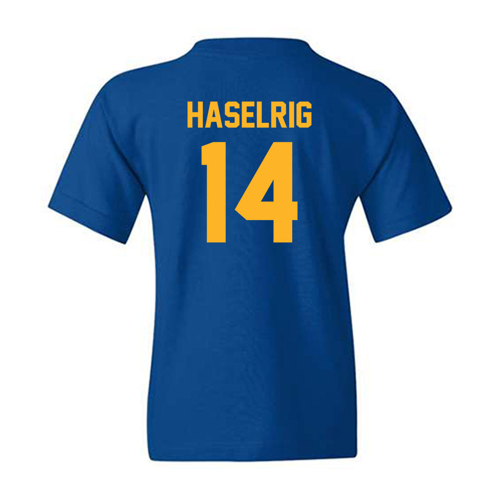 Pittsburgh - NCAA Football : Benny Haselrig - Classic Shersey Youth T-Shirt-1