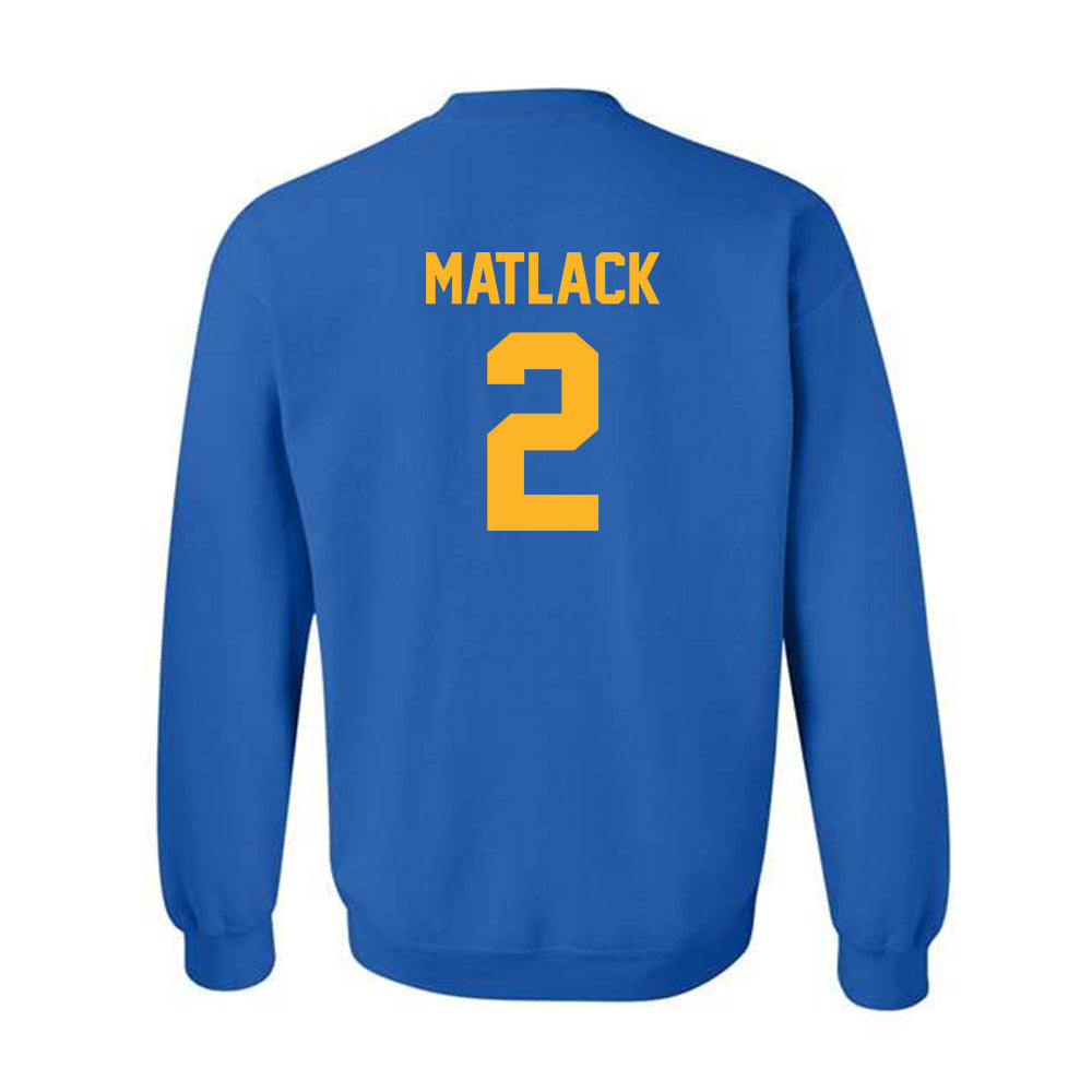 Pittsburgh - NCAA Football : Nate Matlack - Classic Shersey Crewneck Sweatshirt