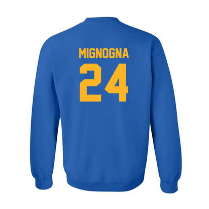 Pittsburgh - NCAA Men's Basketball : Liam Mignogna - Classic Shersey Crewneck Sweatshirt-1