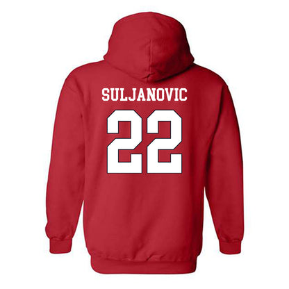 St. Johns - NCAA Men's Basketball : Imran Suljanovic - Classic Shersey Hooded Sweatshirt-1