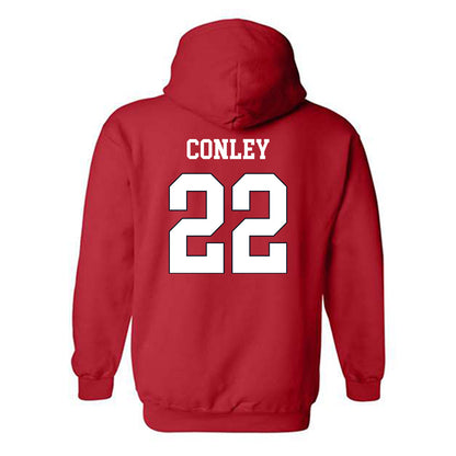 St. Johns - NCAA Baseball : Tommy Conley - Classic Shersey Hooded Sweatshirt-1