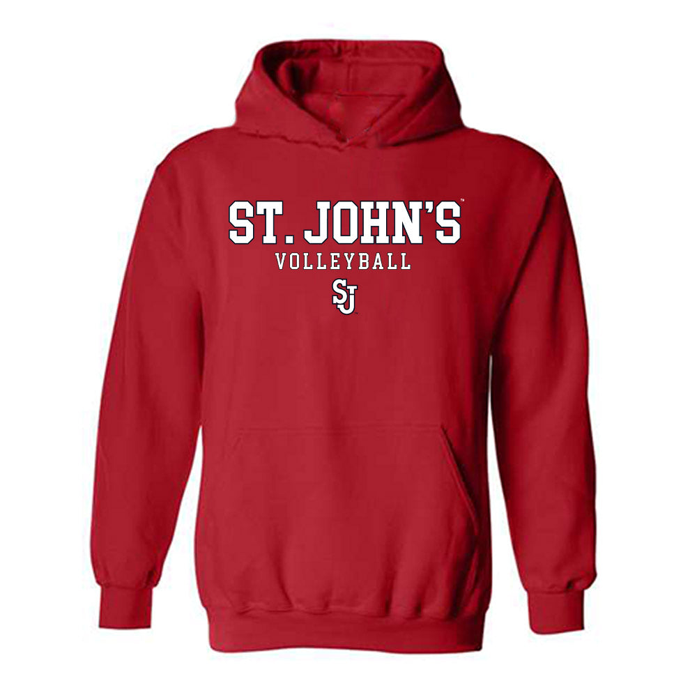 St. Johns - NCAA Women's Volleyball : Shiloh Clayton - Classic Shersey Hooded Sweatshirt-0