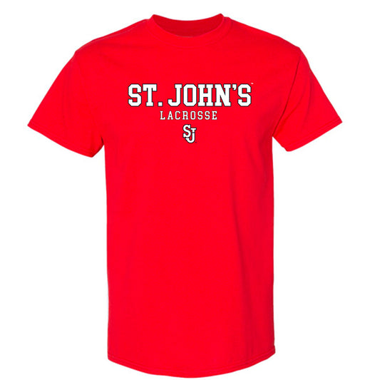 St. Johns - NCAA Men's Lacrosse : Tyson Meade - Classic Shersey T-Shirt-0