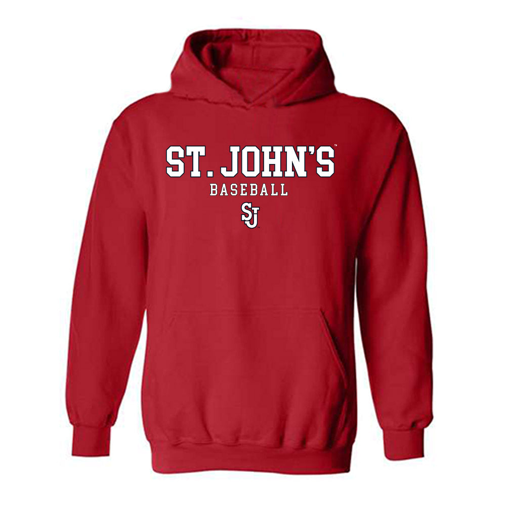 St. Johns - NCAA Baseball : Conor Burns - Classic Shersey Hooded Sweatshirt