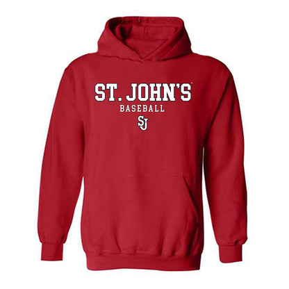 St. Johns - NCAA Baseball : Conor Burns - Classic Shersey Hooded Sweatshirt