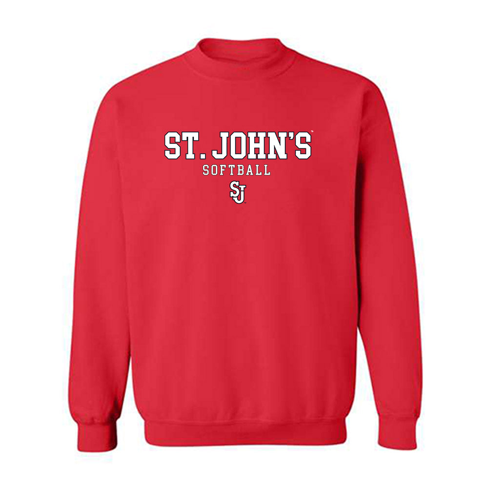 St. Johns - NCAA Softball : Cassidy Stouffer - Crewneck Sweatshirt Classic Shersey