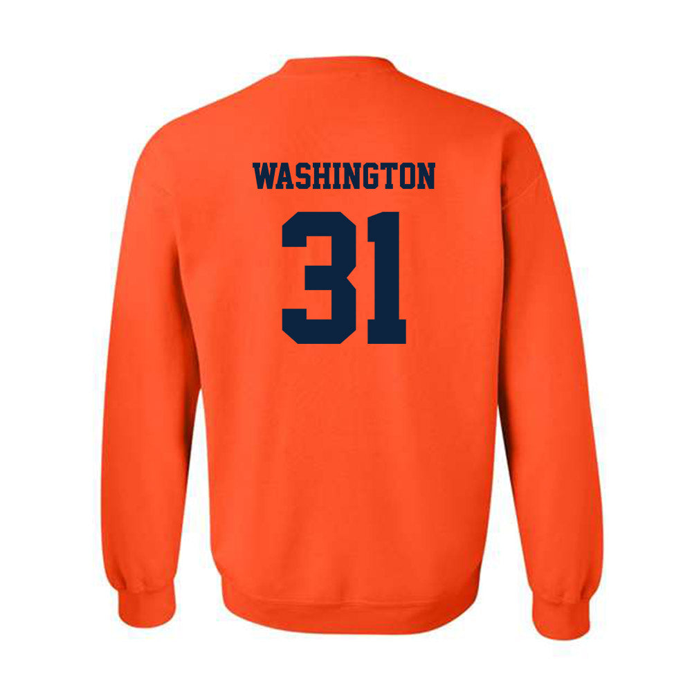 Syracuse - NCAA Football : Marcus Washington - Classic Shersey Crewneck Sweatshirt