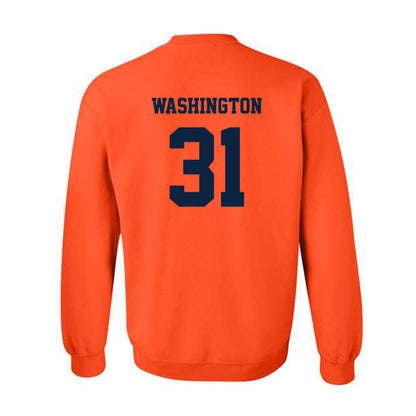 Syracuse - NCAA Football : Marcus Washington - Classic Shersey Crewneck Sweatshirt