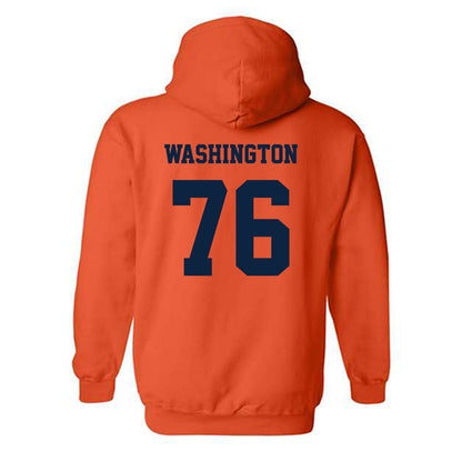 Syracuse - NCAA Football : Byron Washington - Classic Shersey Hooded Sweatshirt-1