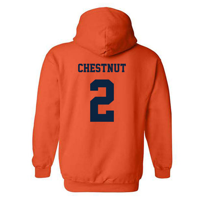 Syracuse - NCAA Football : Duce Chestnut - Classic Shersey Hooded Sweatshirt-1