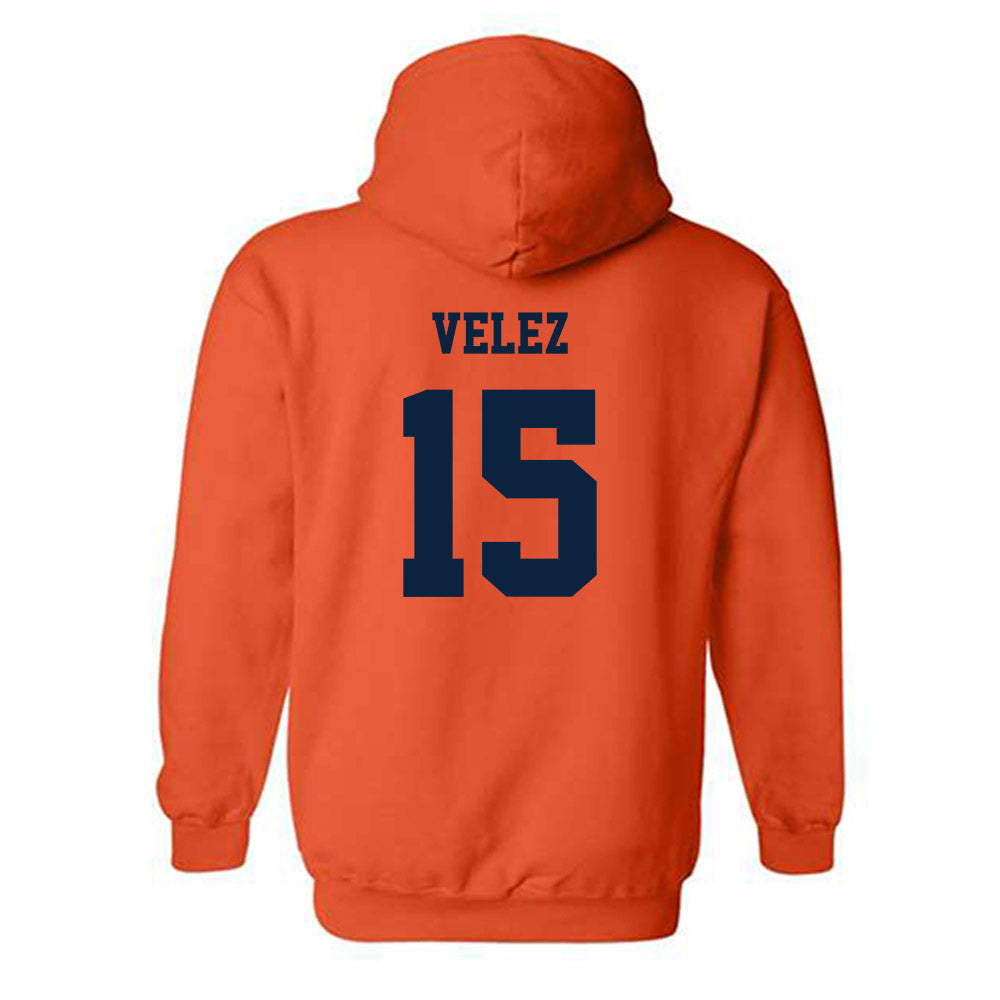 Syracuse - NCAA Women's Basketball : Angellica Velez - Classic Shersey Hooded Sweatshirt