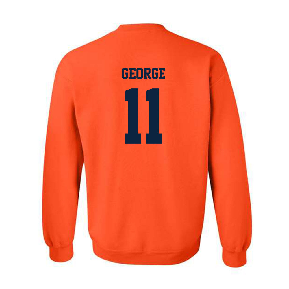 Syracuse - NCAA Men's Basketball : Naithan George - Classic Shersey Crewneck Sweatshirt-1