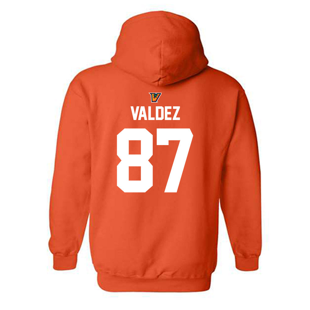 UTRGV - NCAA Football : Luke Valdez - Classic Shersey Hooded Sweatshirt-1