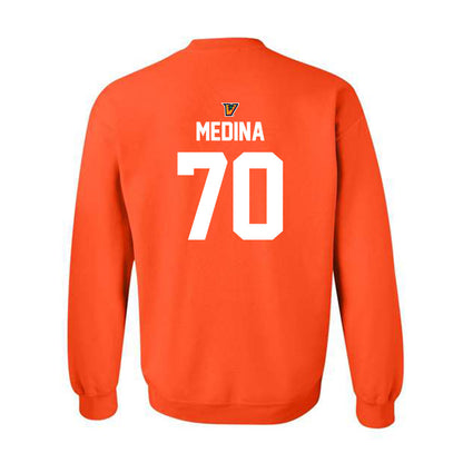 UTRGV - NCAA Football : Frank Medina - Classic Shersey Crewneck Sweatshirt-1