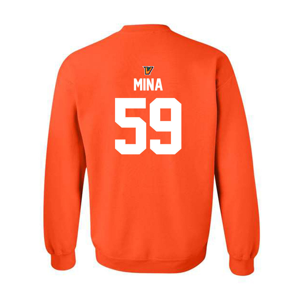 UTRGV - NCAA Football : TK Mina - Classic Shersey Crewneck Sweatshirt-1