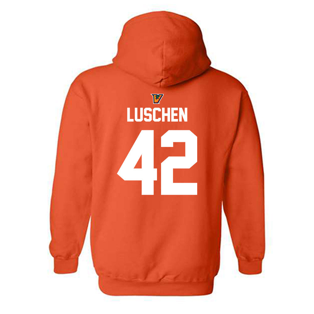 UTRGV - NCAA Football : Nathan Luschen - Classic Shersey Hooded Sweatshirt-1