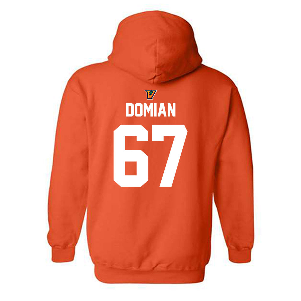 UTRGV - NCAA Football : Thomas Domian - Classic Shersey Hooded Sweatshirt-1