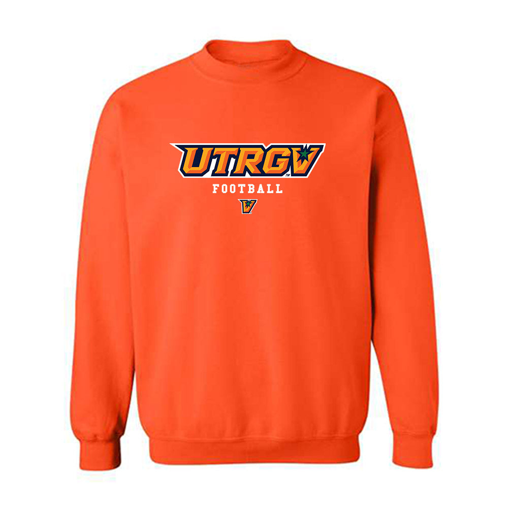 UTRGV - NCAA Football : Luke Valdez - Classic Shersey Crewneck Sweatshirt-0