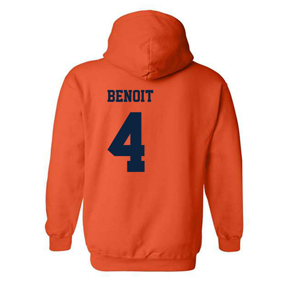 Syracuse - NCAA Women's Lacrosse : Kaci Benoit - Classic Shersey Hooded Sweatshirt-1