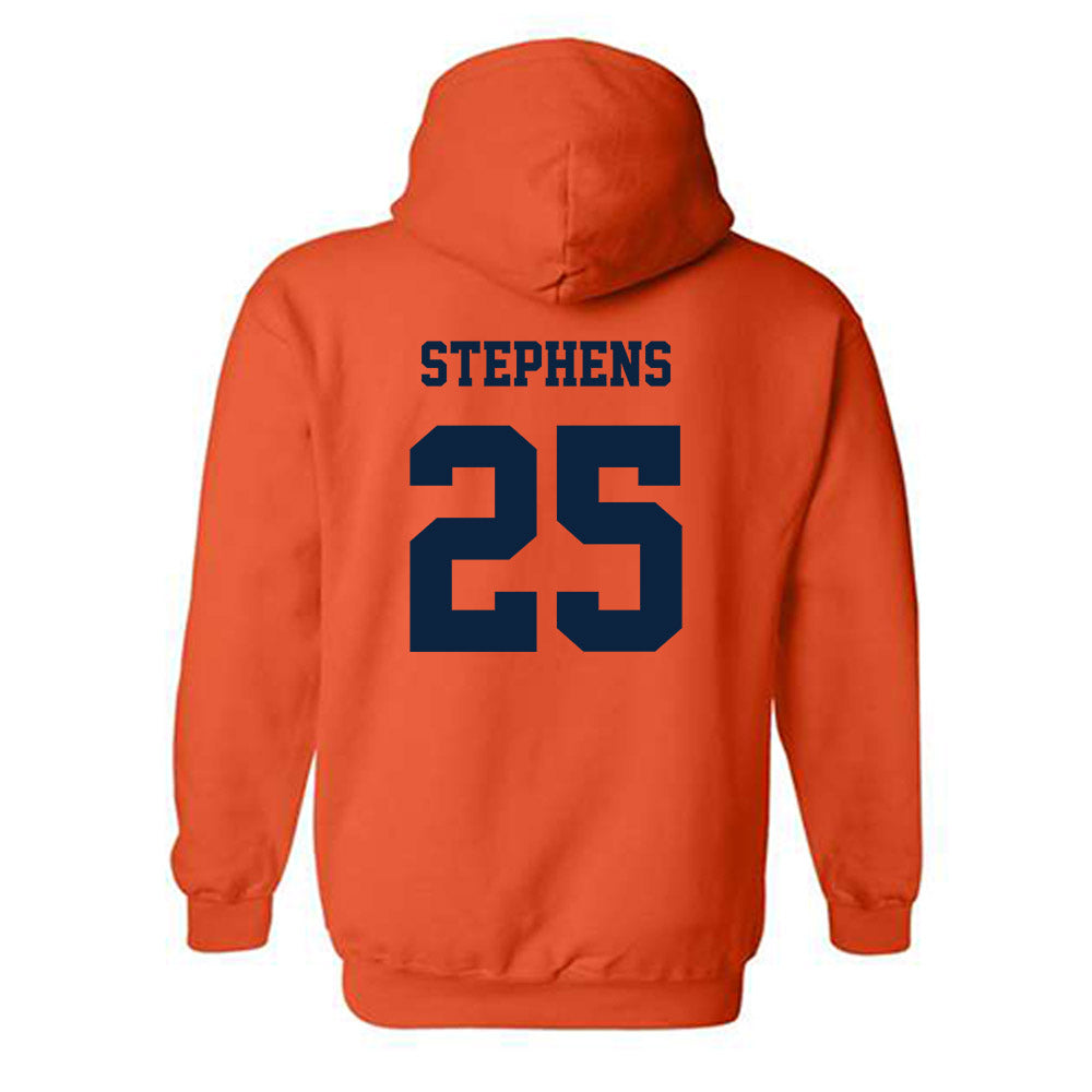Syracuse - NCAA Men's Lacrosse : Dillon Stephens - Classic Shersey Hooded Sweatshirt-1