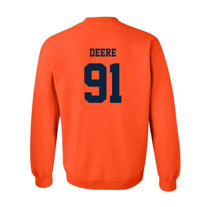 Syracuse - NCAA Men's Lacrosse : Trey Deere - Classic Shersey Crewneck Sweatshirt-1