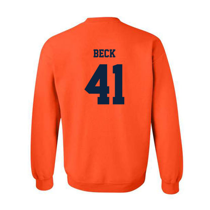Syracuse - NCAA Men's Lacrosse : Jordan Beck - Classic Shersey Crewneck Sweatshirt-1