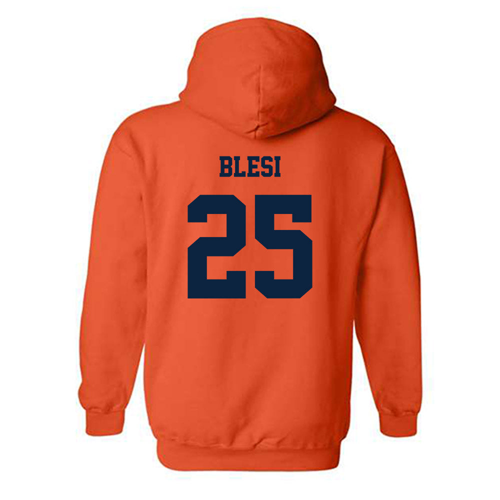 Syracuse - NCAA Women's Lacrosse : Ella Blesi - Classic Shersey Hooded Sweatshirt-1