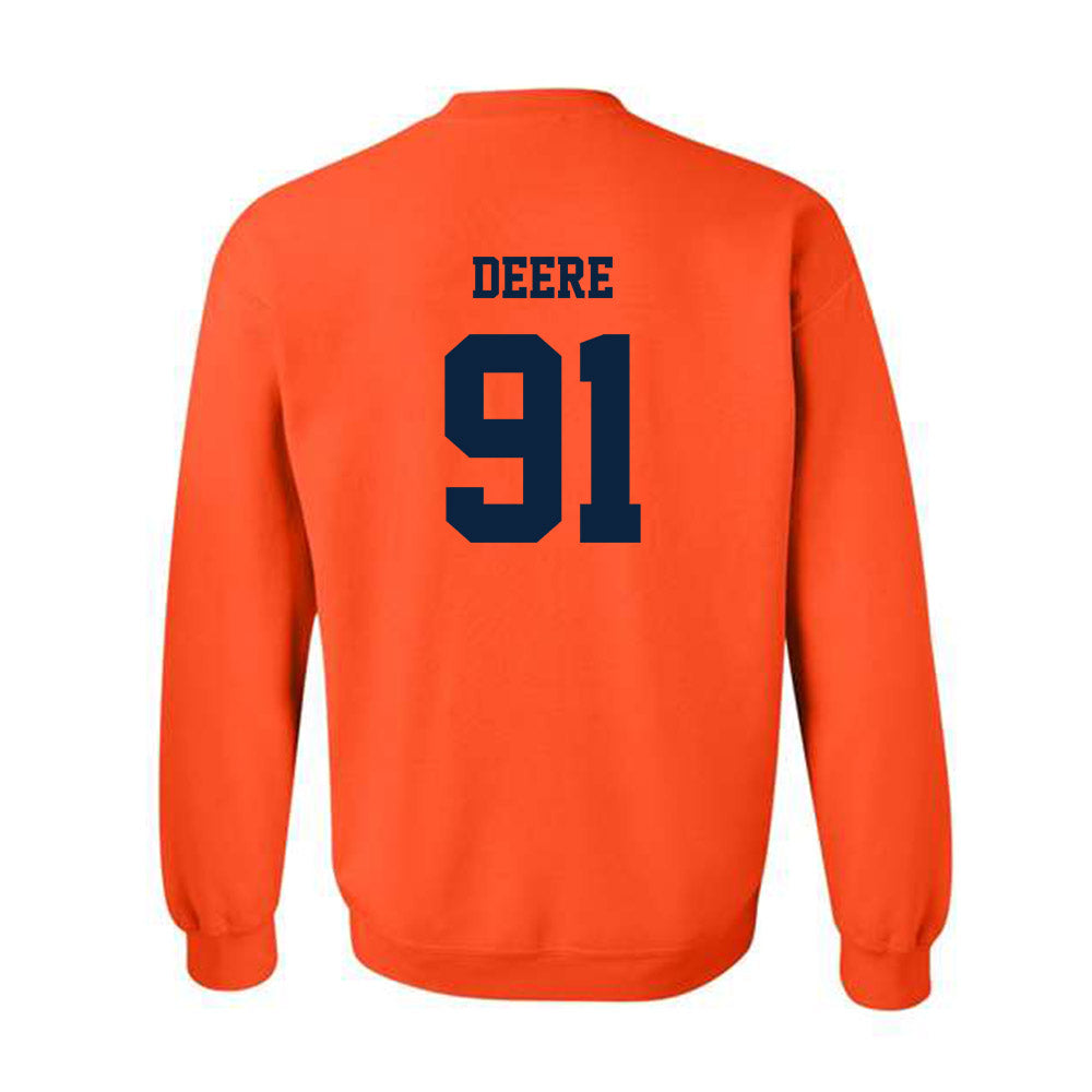 Syracuse - NCAA Men's Lacrosse : Trey Deere - Classic Shersey Crewneck Sweatshirt-1
