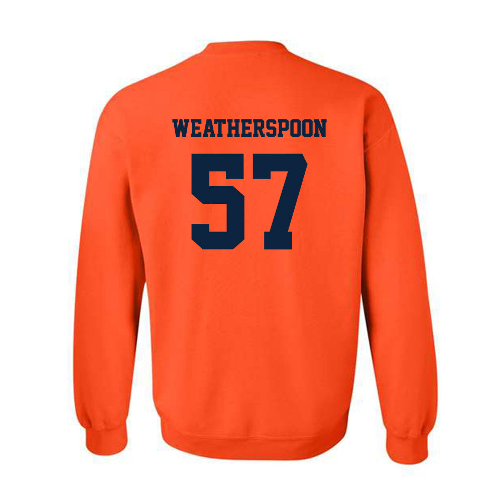 Syracuse - NCAA Football : Dametrius Weatherspoon - Classic Shersey Crewneck Sweatshirt-1