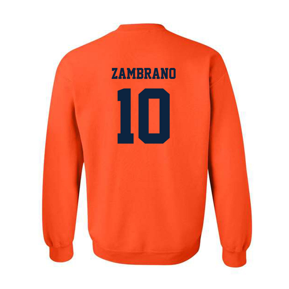 Syracuse - NCAA Men's Soccer : Carlos Zambrano - Classic Shersey Crewneck Sweatshirt-1